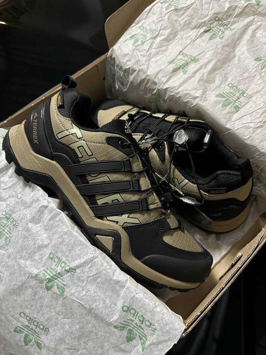Кросівки Adidas Terrex Swift R2 Gore-Tex Beige premium