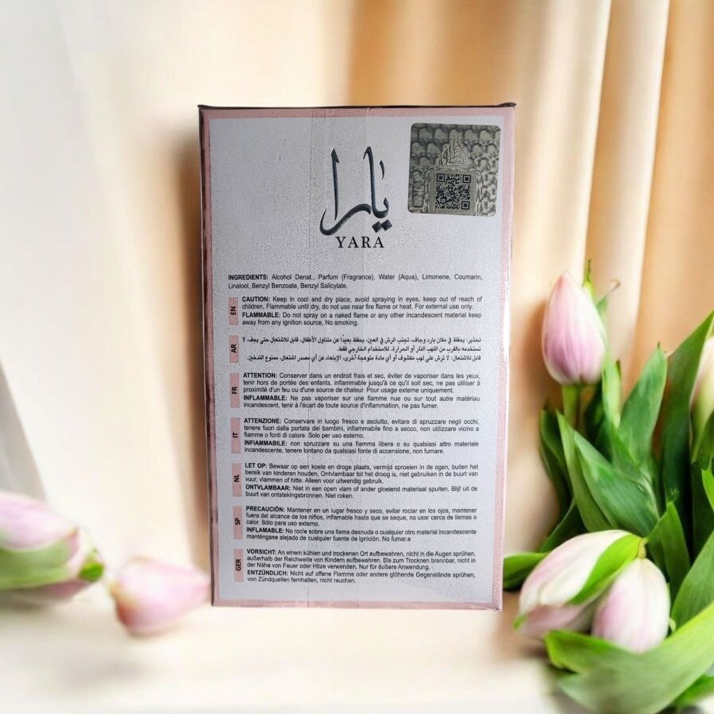 Orginalny Arabski perfum marki Lattafa Yara różowa 100 ml.