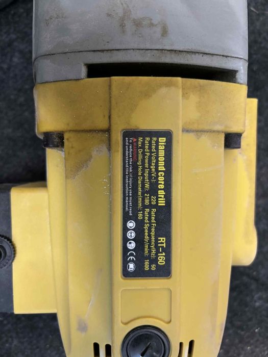 Wiertnica diamentowa na sucho i mokro do 160mm