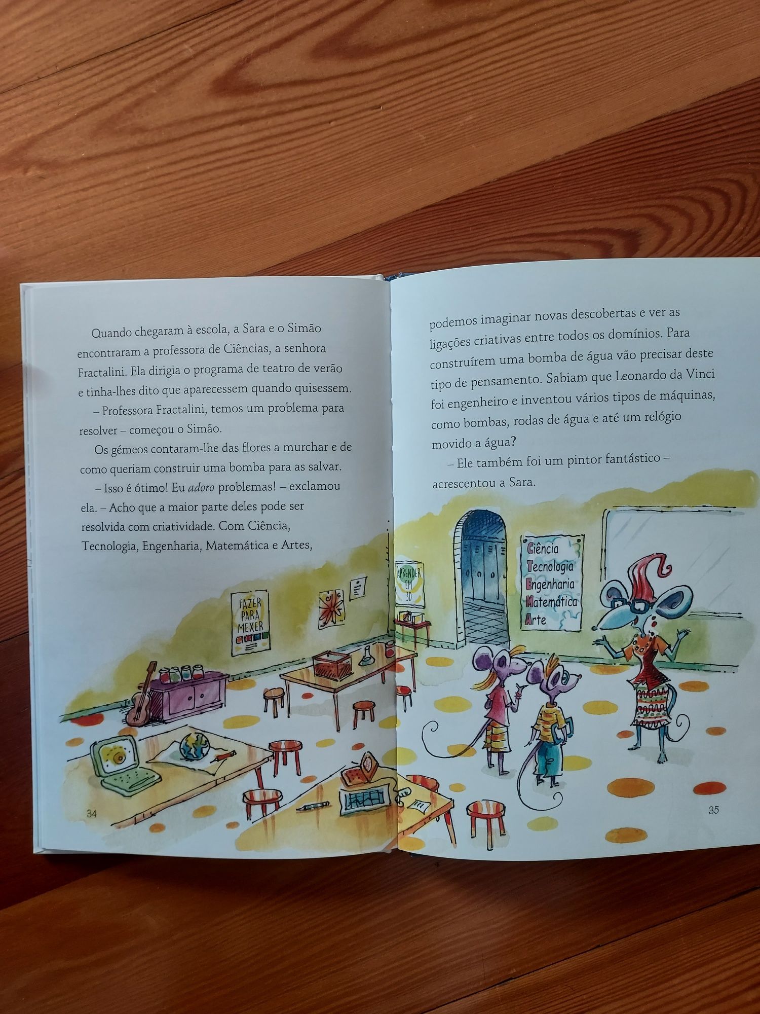 Livro infantil " A todo o vapor"