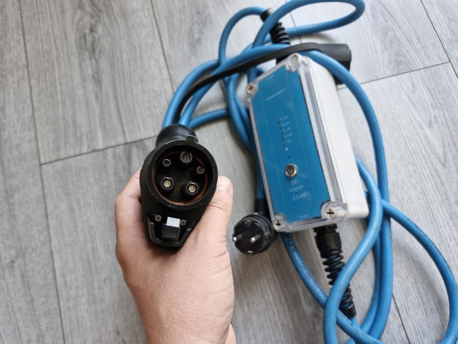 Зарядне для електромобіля type 1, 3.5 kw trans green