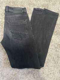 Czarno szare spodnie jeansowe męskie LTB 30/34