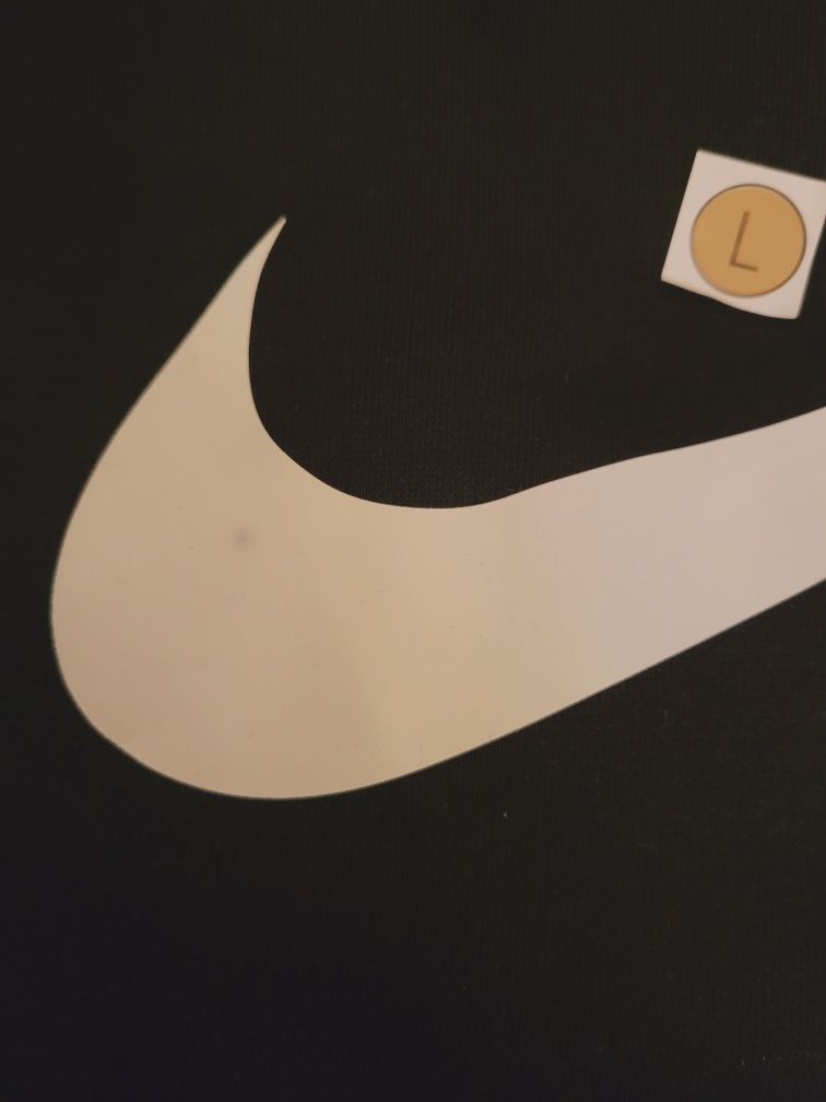 Bluza męska ocieplana logo Nike łyżwa