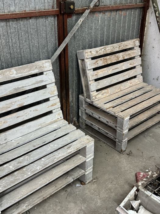 Sofas de paletes de madeira
