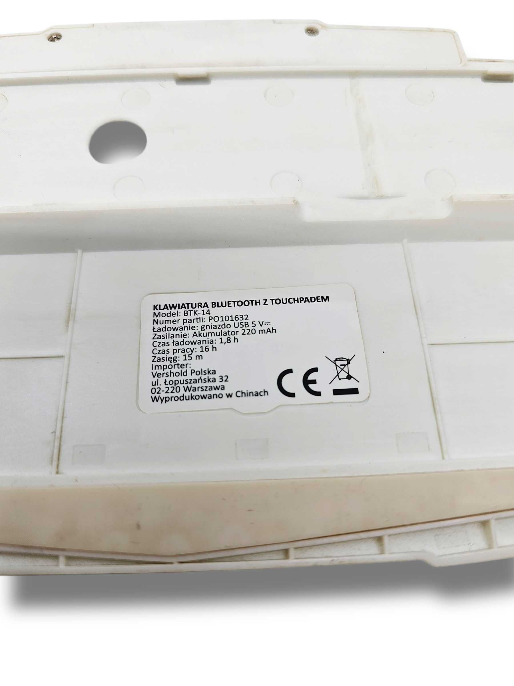 Klawiatura Bluetooth z touchpadem BTK-14