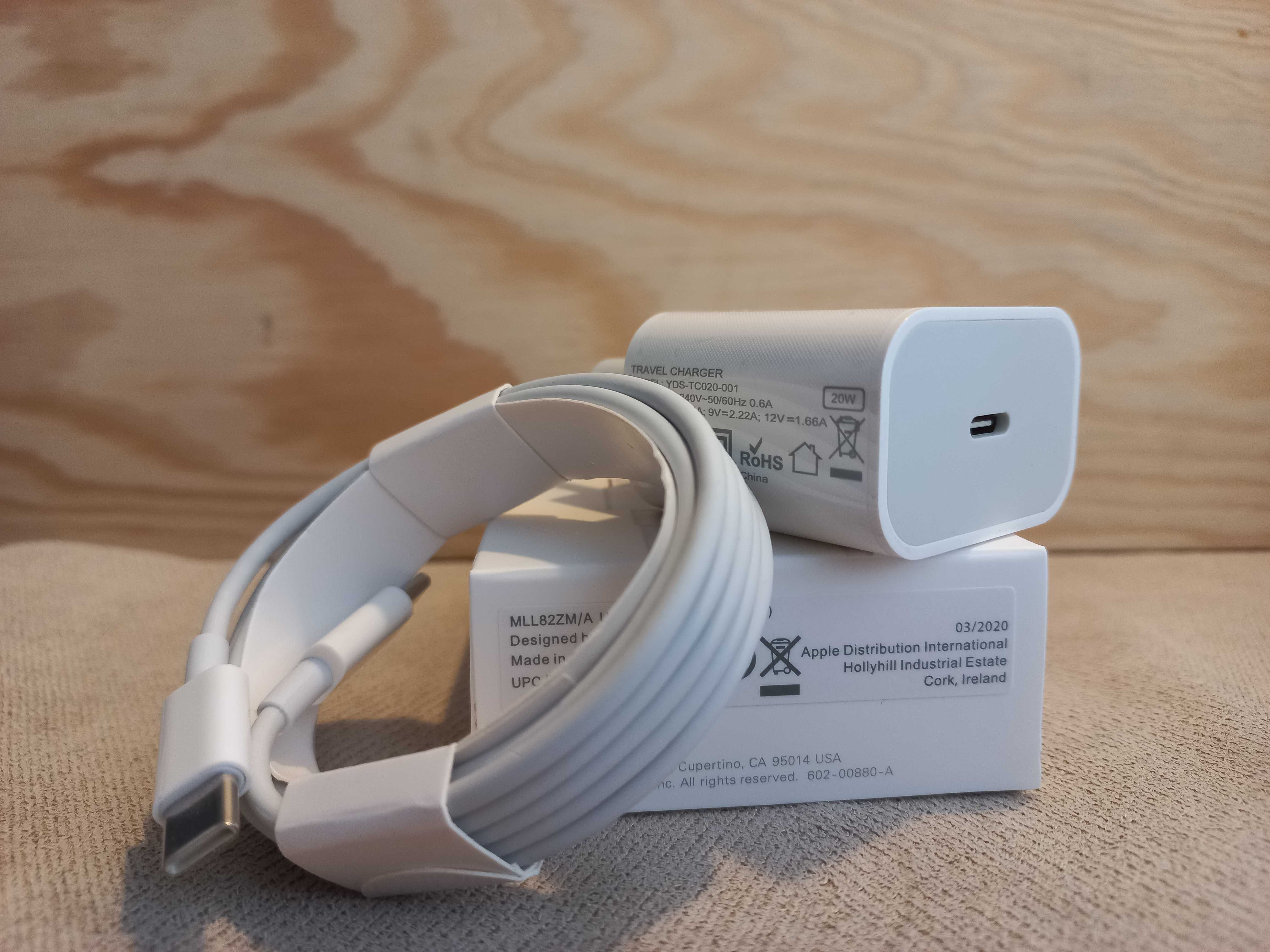 Szybka ładowarka sieciowa + kabel USB typ C / USB typ C