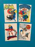 Colecção de 4 Cadernos Escolares DC Comics Anos 80 Firmo