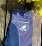Bryczesy Equilibre 36 jeans pełny lej