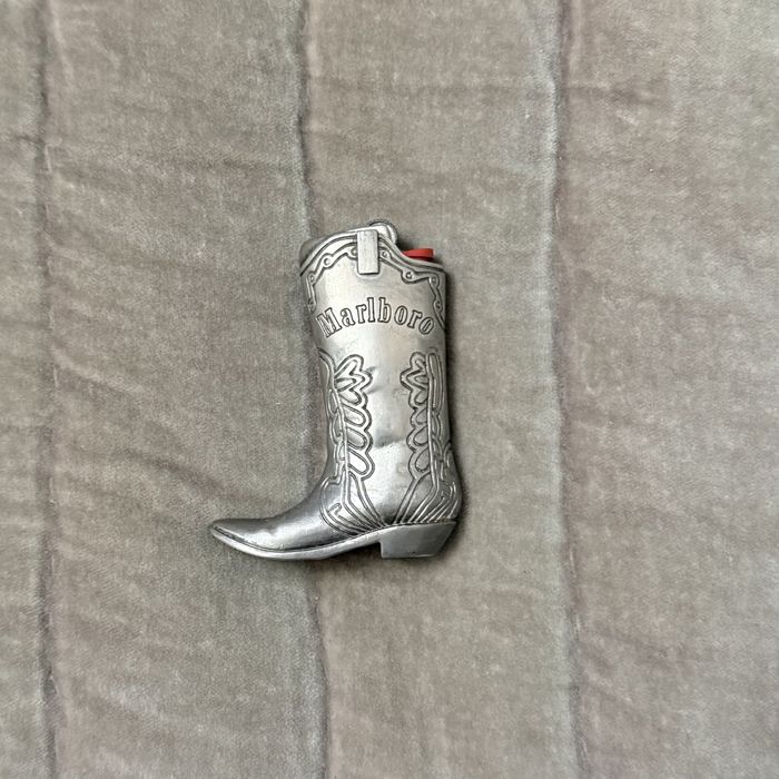 Винтажный футляр для зажигалки ВІС ковбойский сапог