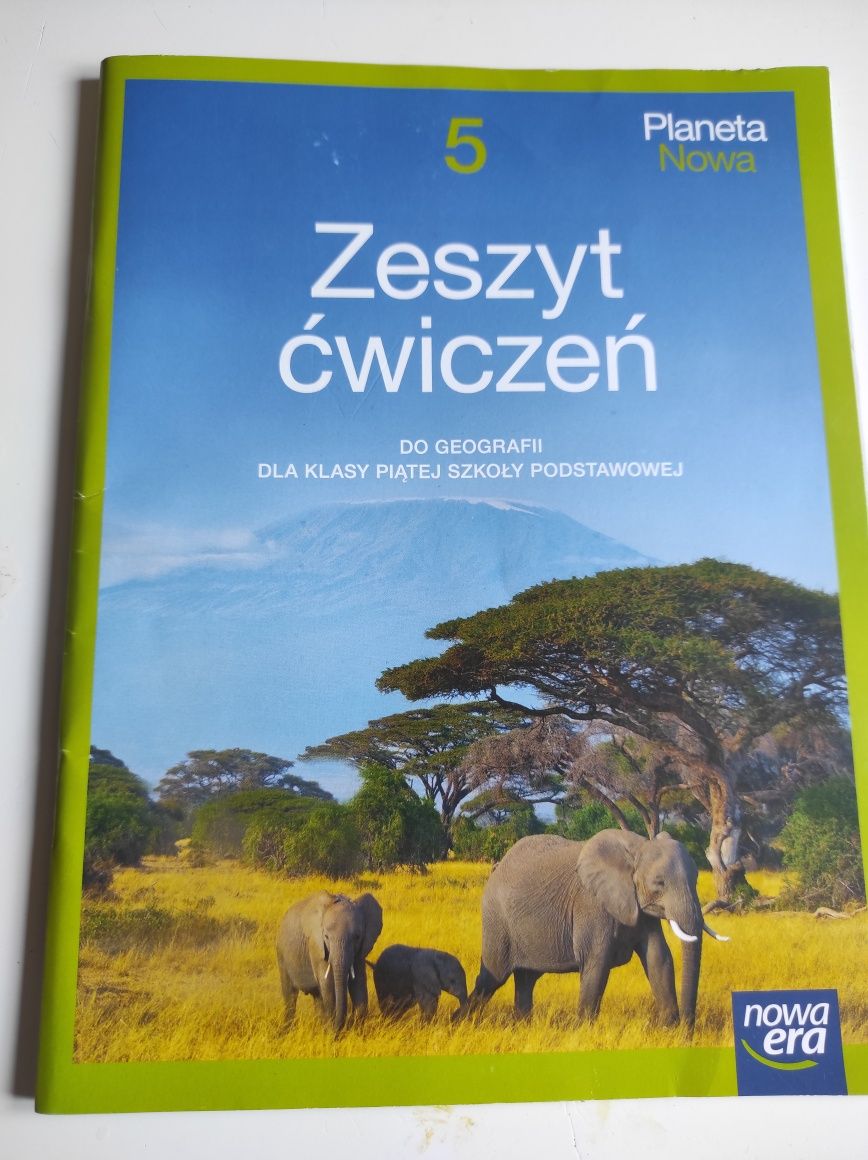 Zeszyt ćwiczeń do geografii klasa 5 piąta Nowa era