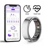 Pierścień Smart RING złoty tętno saturacja monitor snu aktywność roz12