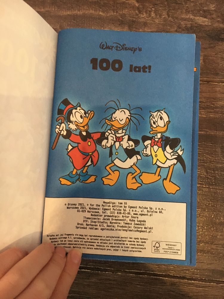 Komiks Kaczora Donalda- 100 lat