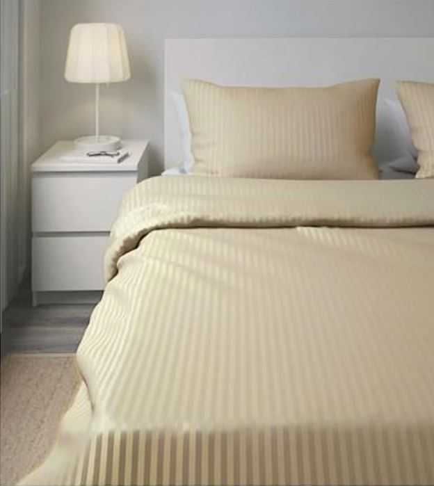 Komplet pościeli IKEA NATTJASMIN beżowy 200x200