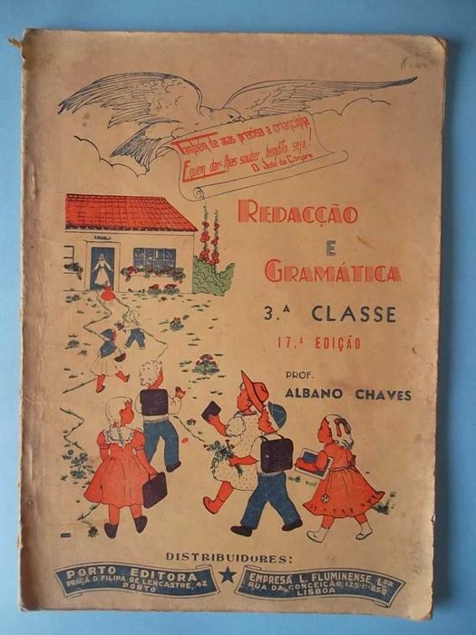 Livro Redacção e Gramática dos anos 1940, NOVO nunca usado