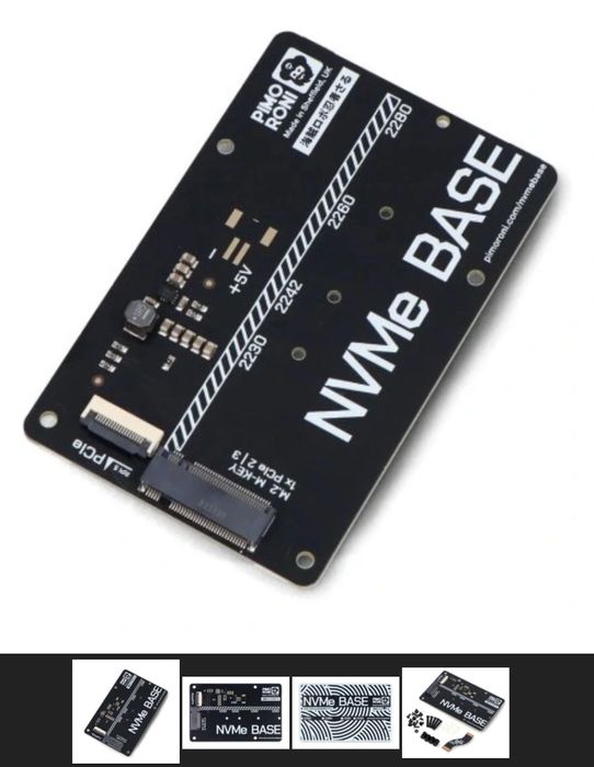Raspberry PI 5, 16 GB RAM, dysk SSD NVMe - 256GB, zestaw