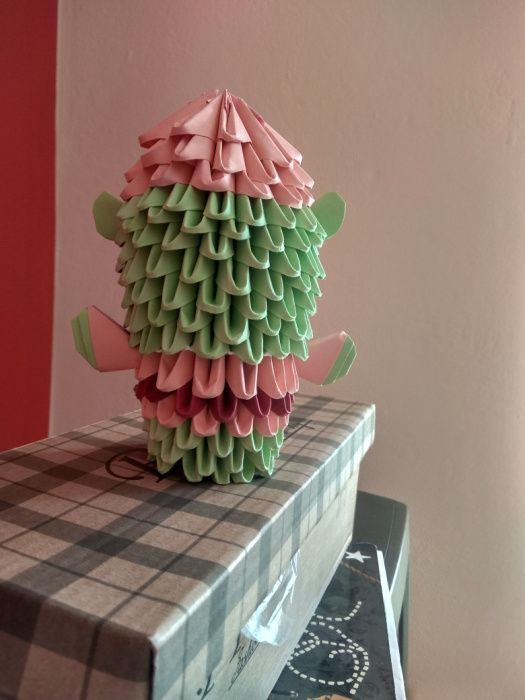 Miś origami modułowe
