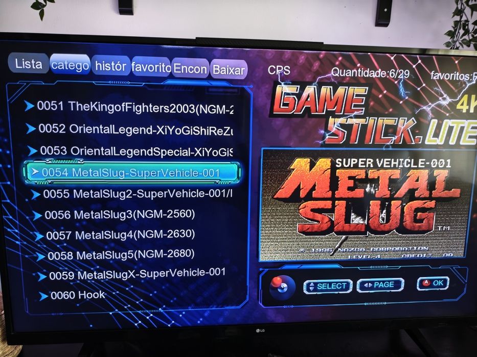 GameStick Lite 20000 Jogos (Novo)