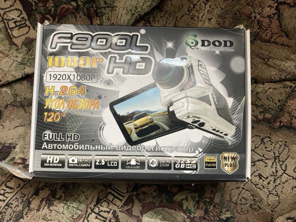 Відео регистратор автомобільний DOD F900 Full HD