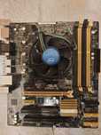 ASUS 885M-E + procesor intel core i3 4160
