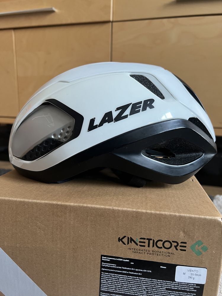 Lazer Vento Kineticore M kask rowerowy szosa mtb aero gwarancja