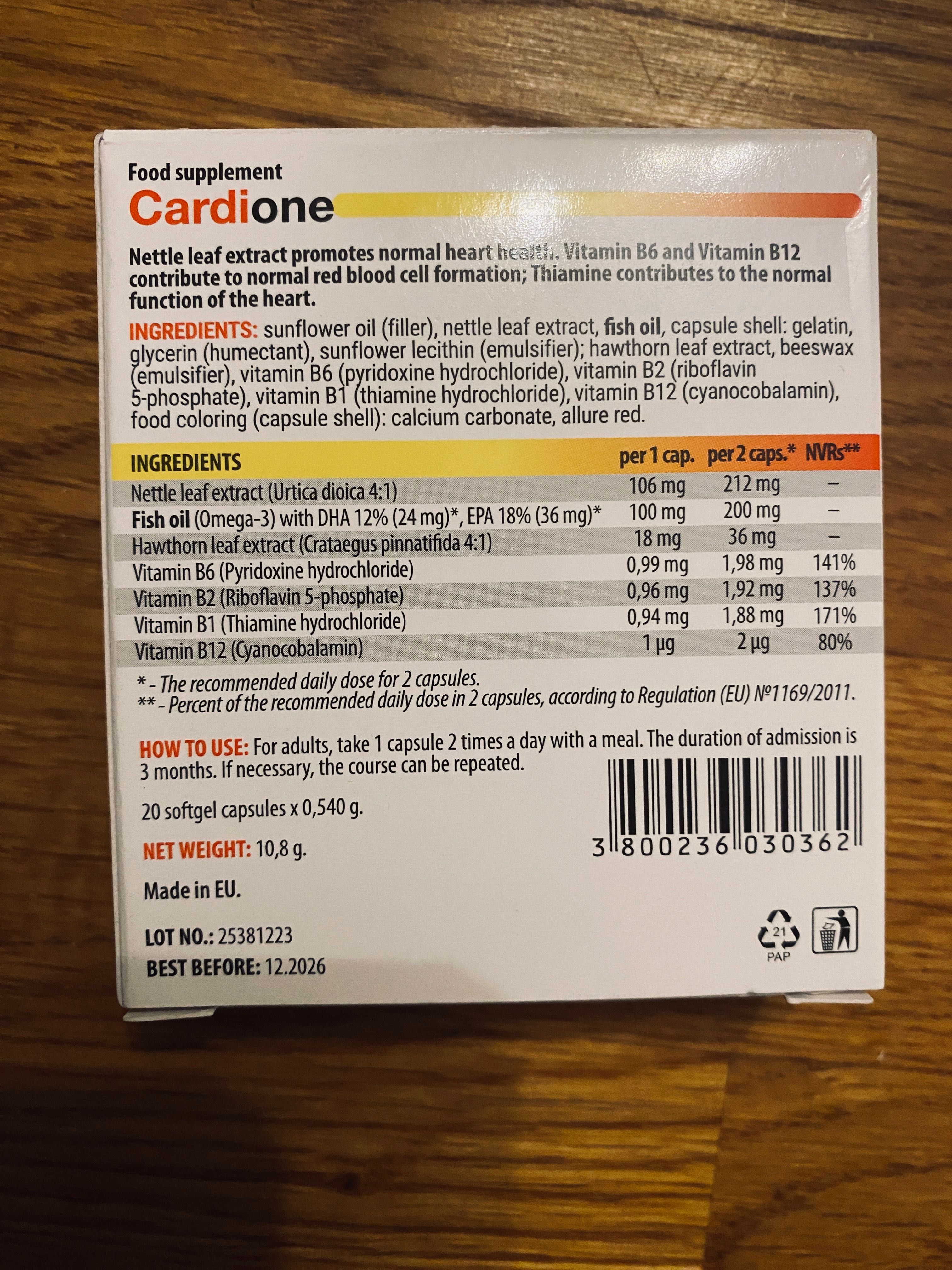 Cardione promotes normal heart health