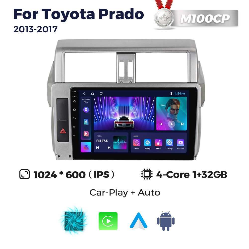 Штатна магнітола Toyota Land Cruiser Prado 150 android GPS тойота