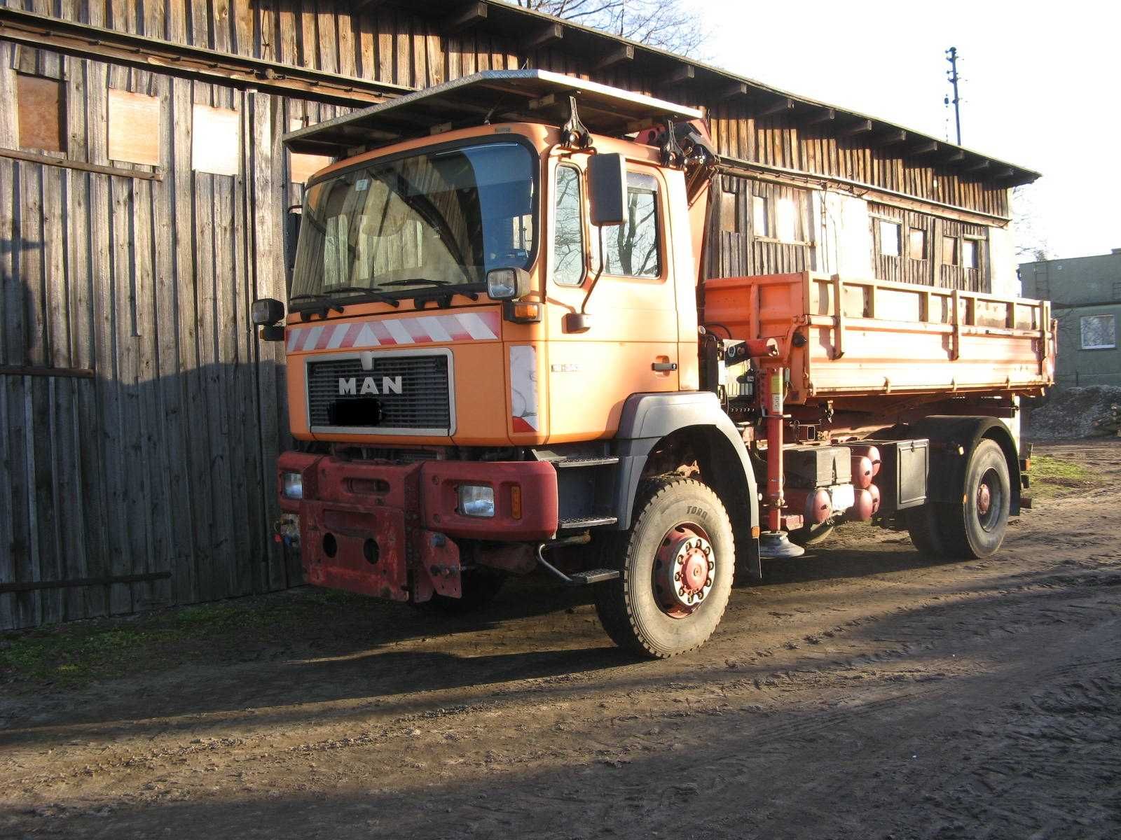 sprzedam man 19.343 4x4 wywrotka