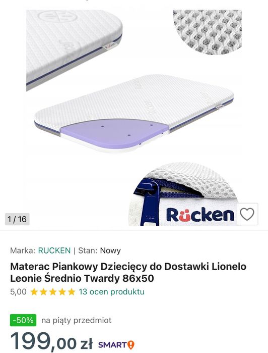 LEONIE Lionelo Łóżeczko dostawne 3w1 Beige Sand + GRATIS NOWY MATERAC
