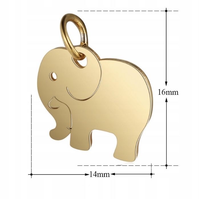 Zawieszka, wisiorek słoń