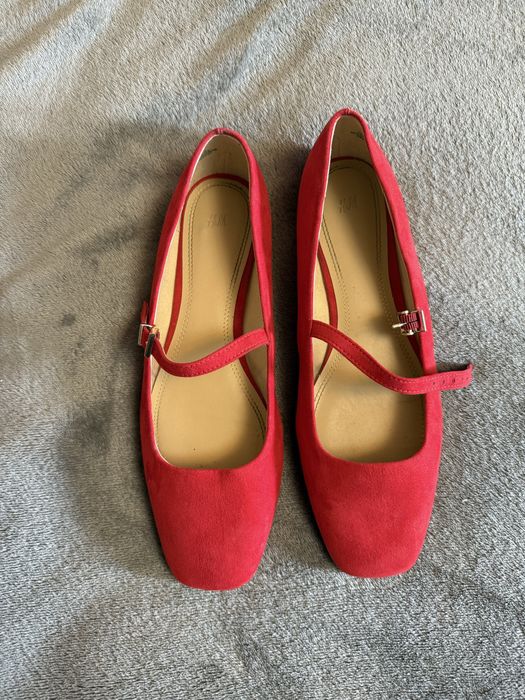 Балетки H&M червоні
