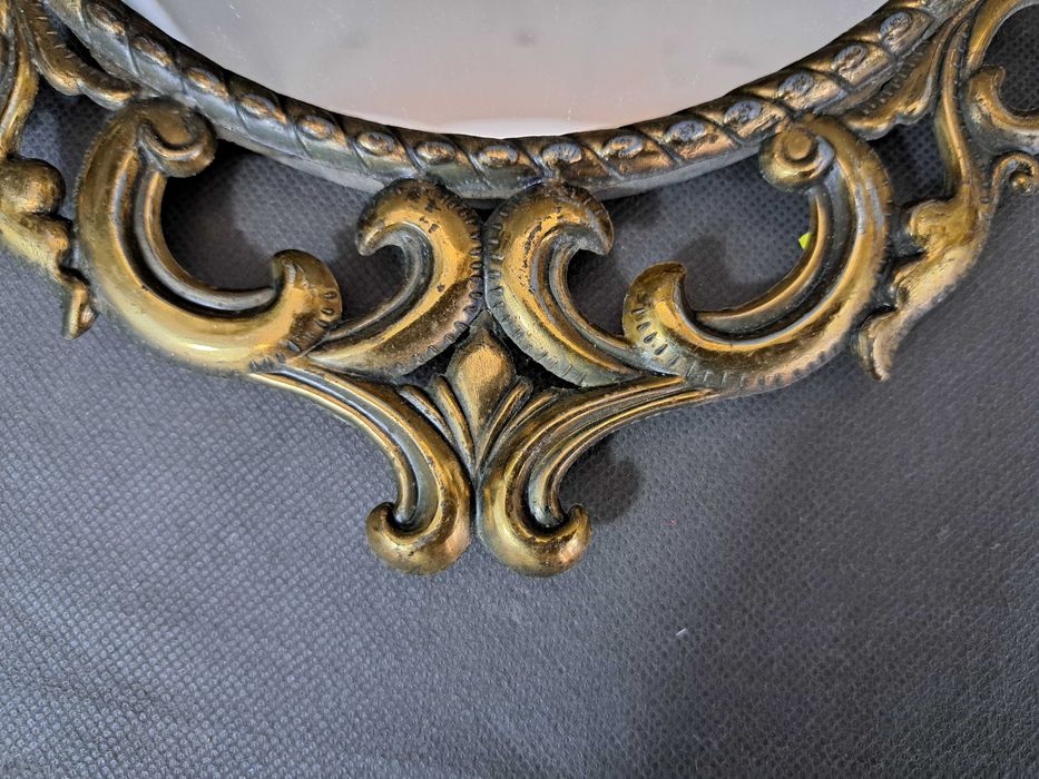 Lustro owalne stylowe wiszące