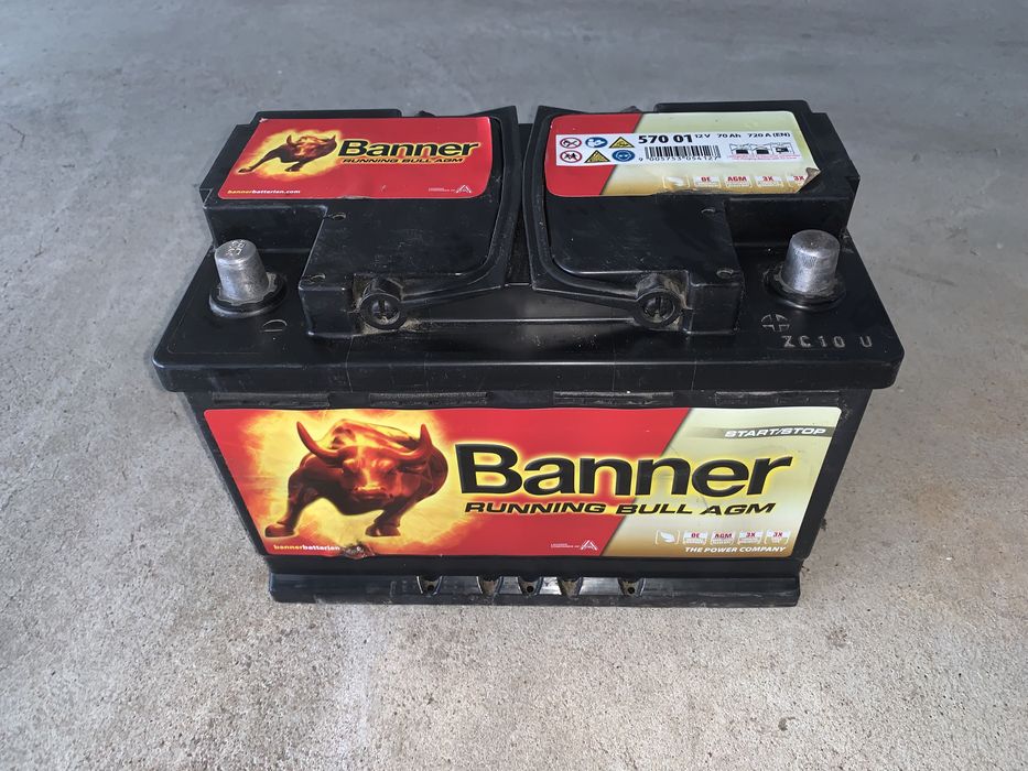 Bateria Varta G14, 95Ah AGM Usada Bom Estado Varta Mercedes Benz Rocket Bosch Banner Weber L3 Renault Citroen