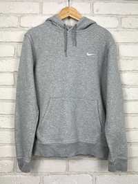 Bluza z kapturem szara Nike Club Hoodie Swoosh; hoodie