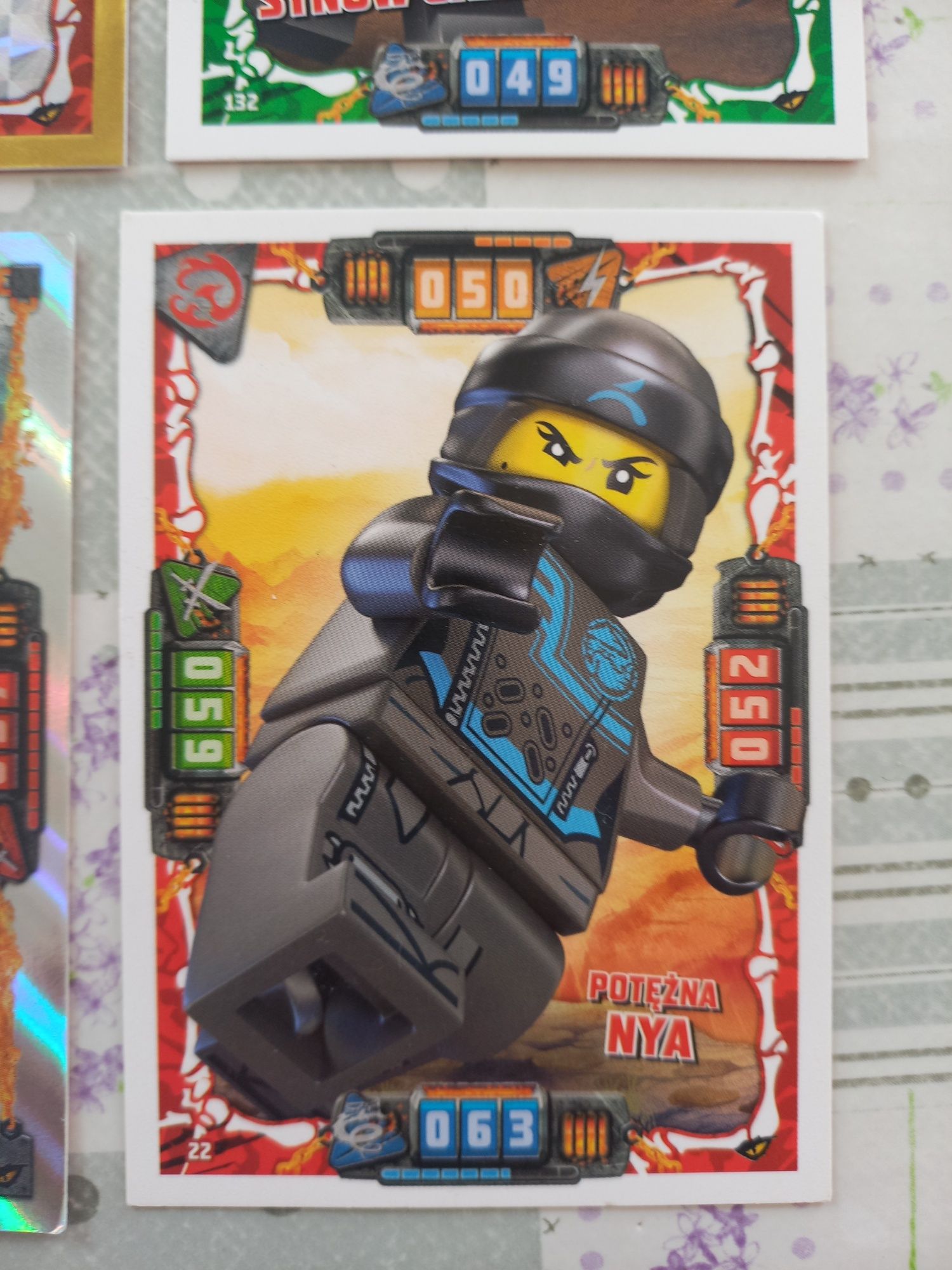 Karty lego ninjago 6 szt