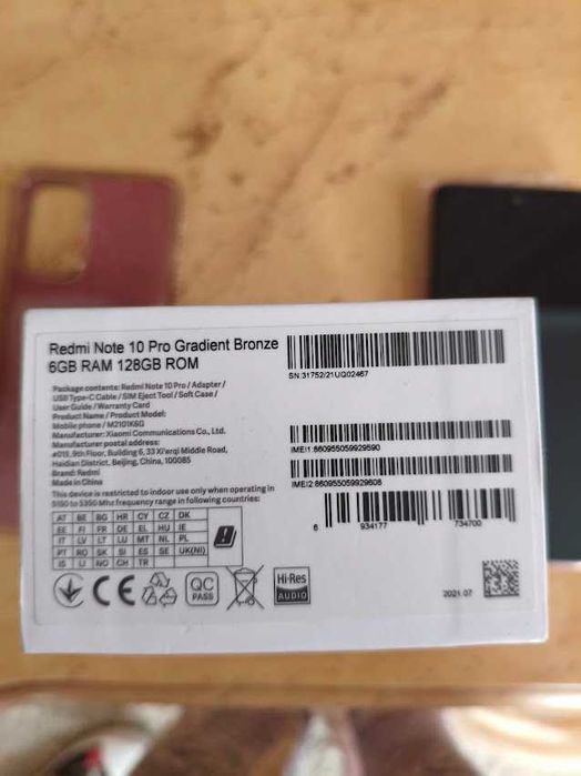 Смартфон Xiaomi Redmi Note 10 Pro 6/128.
