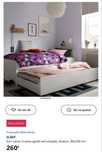 Cama Solteiro dupla com gavetas Ikea - SLAKT