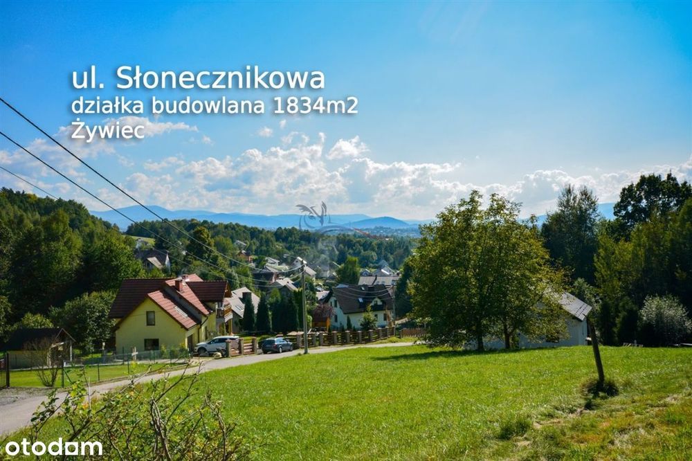 Widokowa działka - 2km nad Jezioro Żywieckie