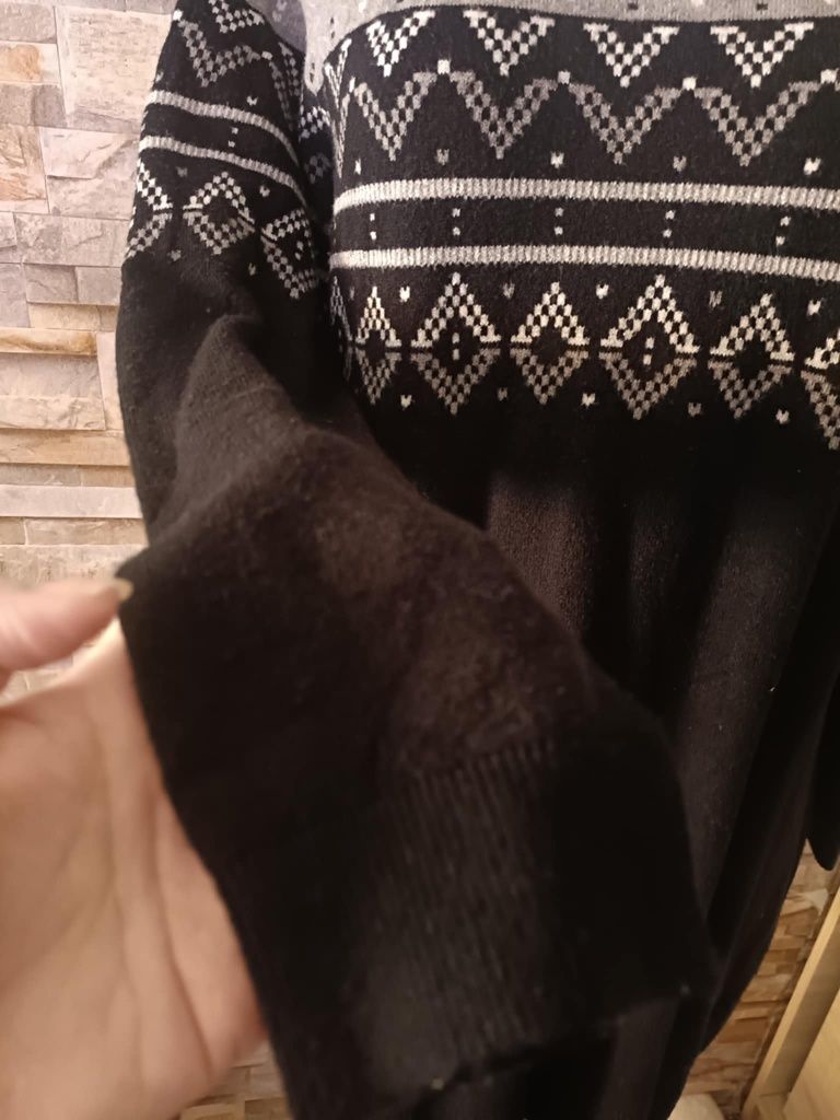 Zimowa dzianinowa  sukienka damska rozmiar xl