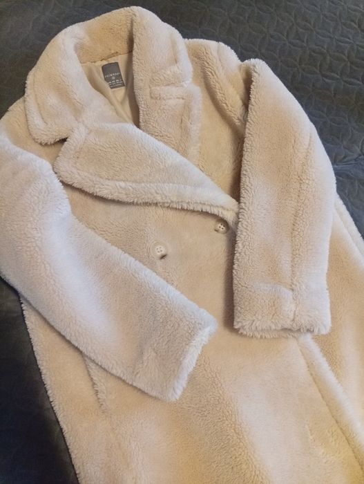 Płaszczyk Teddy jasny beż