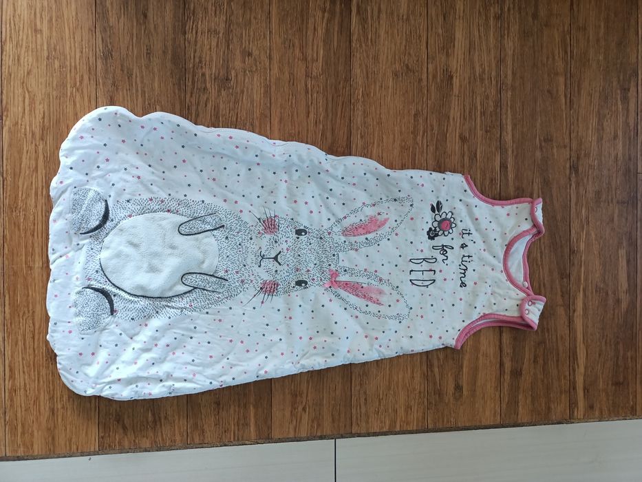 Śpiworek do spania króliczek 6-18 m. 2,5 Tog