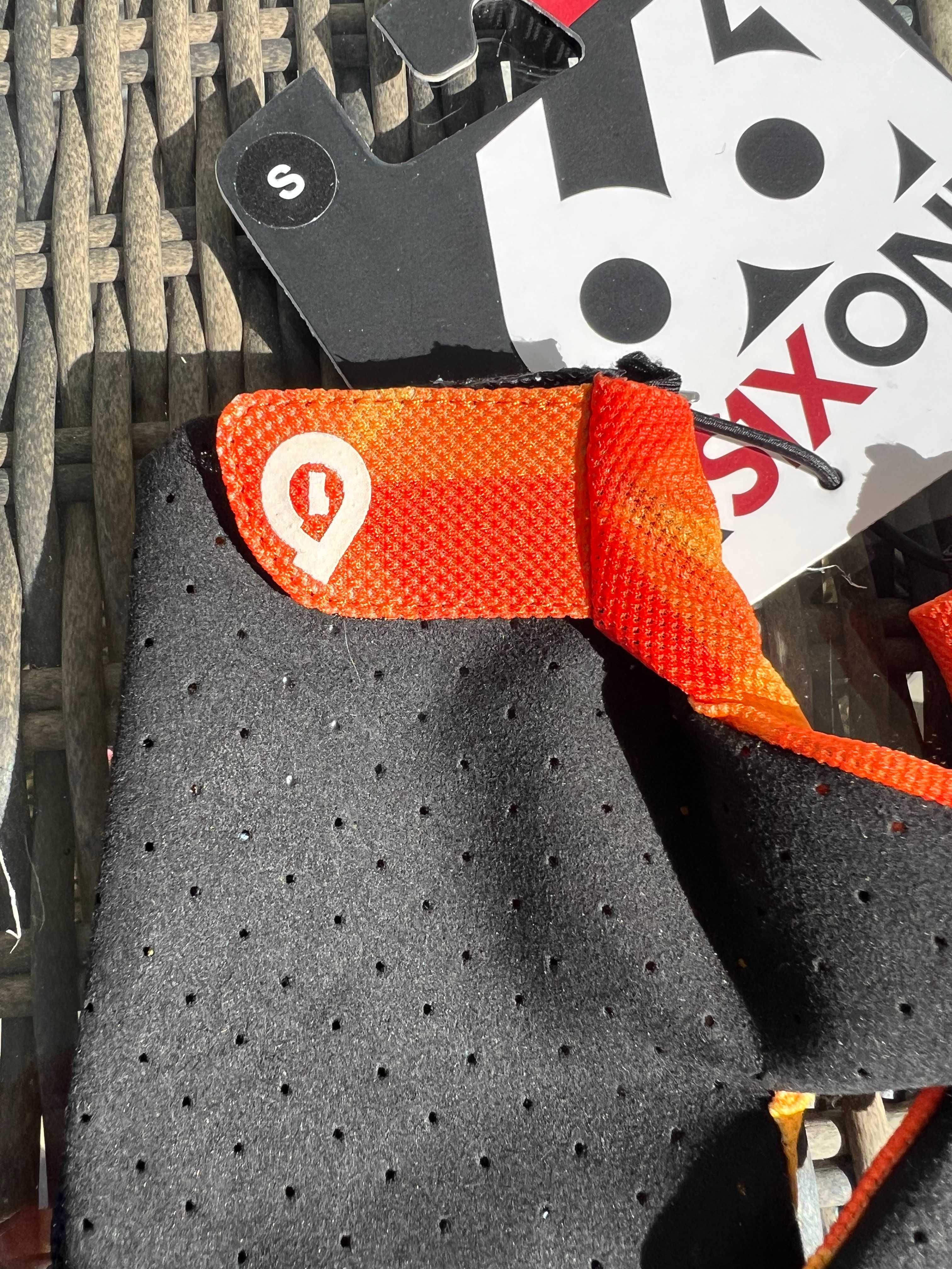 Nowe Rękawiczki na rower SixSixOne Raji Glove Geo Orange rozmiar S