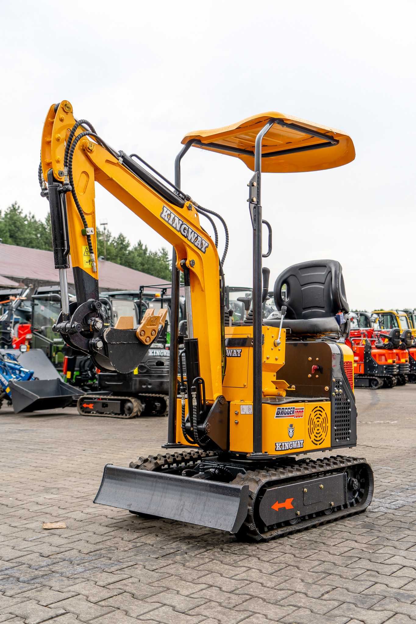 Minikoparka KINGWAY JOKER RS- Skrętne Ramie Model NA 2025r NOWA