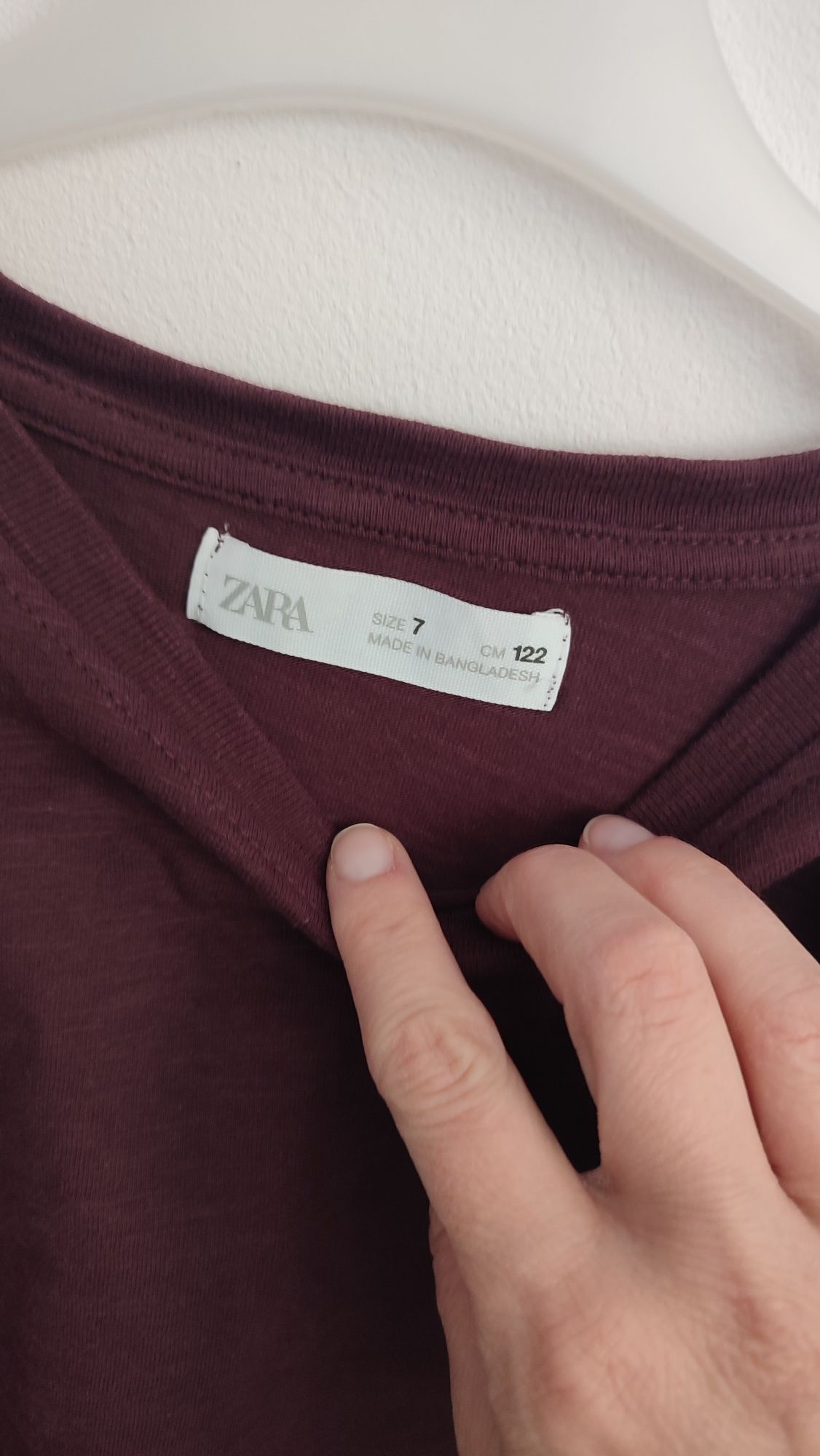 Koszulka z długim rękawem longsleeve Zara rozm122 wiosna lato wyprawka