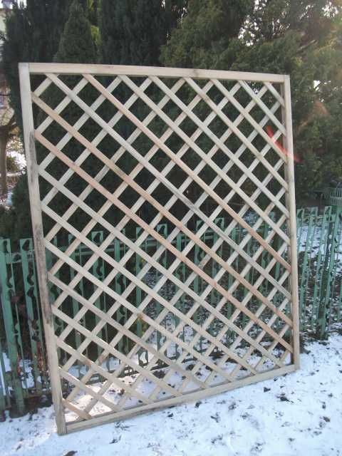 Kratka na Pnącza Kratki Drewniane Pergola Trejaż Różne Wymiary