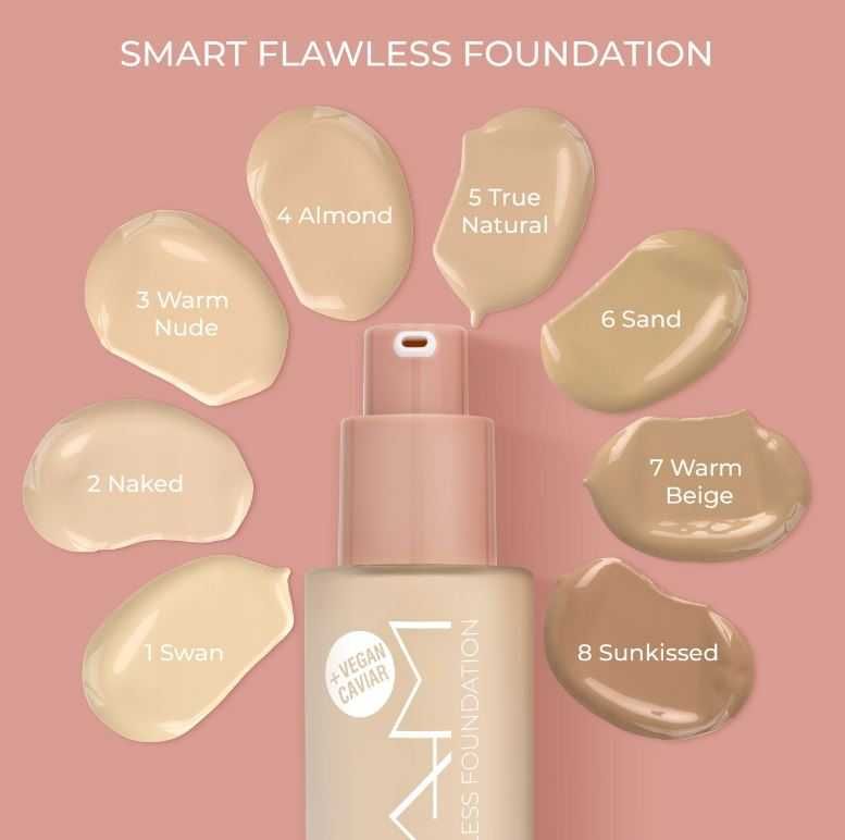 NAM Smart Flawless 03W Warm Nude podkład do twarzy 30 ml