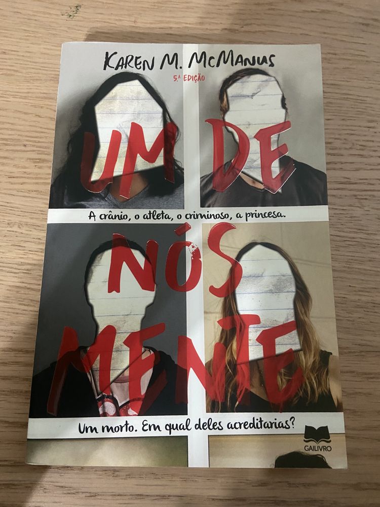 Livro “Um de nós mente” ( Karen M.McManus)