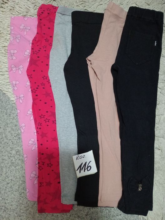 Leginsy roz.116 (6szt)
