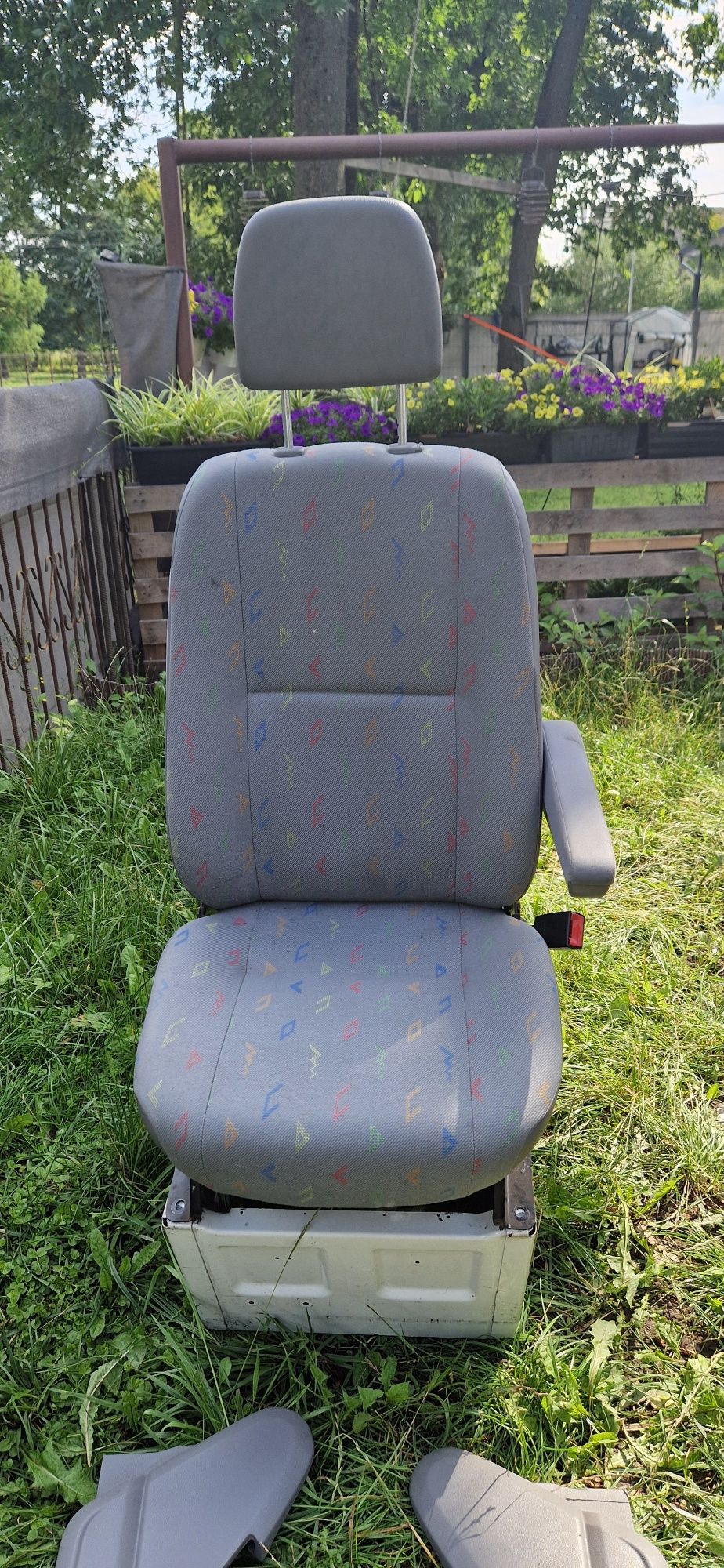 Fotel pasażera crafter sprinter pojedynczy