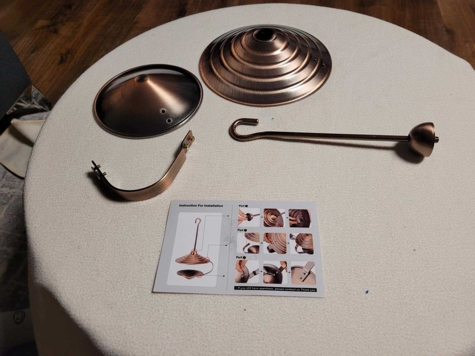 Karmnik dla ptaków z miedzi