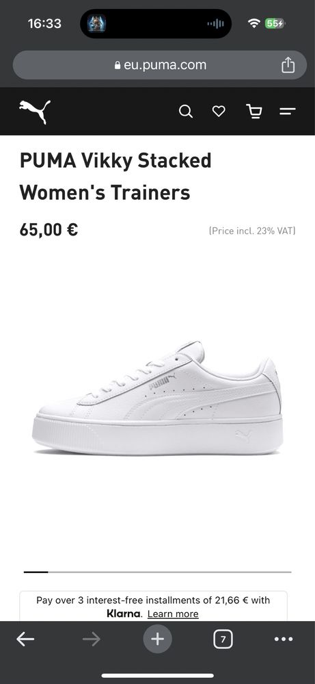 Puma mulher ORIGINAIS